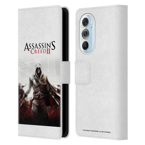 Assassin's Creed II Key Art Ezio 2 Leather Book Wallet Case Cover For Motorola Edge X30
