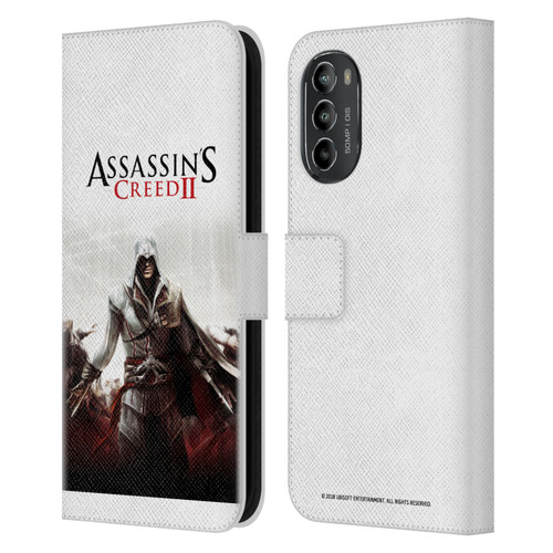 Assassin's Creed II Key Art Ezio 2 Leather Book Wallet Case Cover For Motorola Moto G82 5G