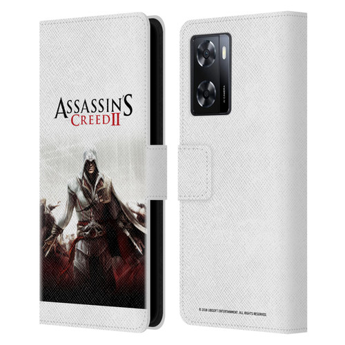 Assassin's Creed II Key Art Ezio 2 Leather Book Wallet Case Cover For OPPO A57s