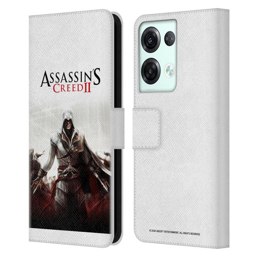 Assassin's Creed II Key Art Ezio 2 Leather Book Wallet Case Cover For OPPO Reno8 Pro