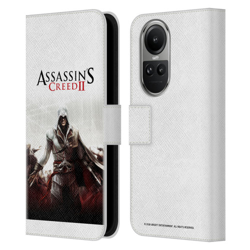 Assassin's Creed II Key Art Ezio 2 Leather Book Wallet Case Cover For OPPO Reno10 5G / Reno10 Pro 5G