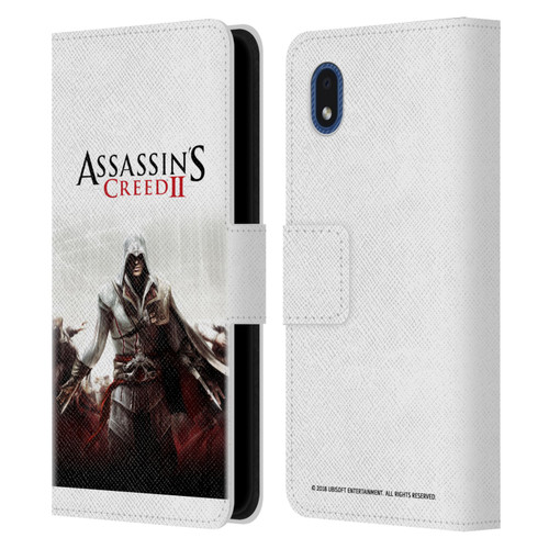 Assassin's Creed II Key Art Ezio 2 Leather Book Wallet Case Cover For Samsung Galaxy A01 Core (2020)