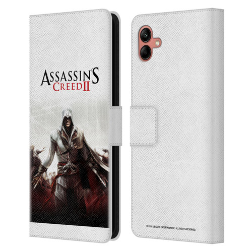 Assassin's Creed II Key Art Ezio 2 Leather Book Wallet Case Cover For Samsung Galaxy A04 (2022)
