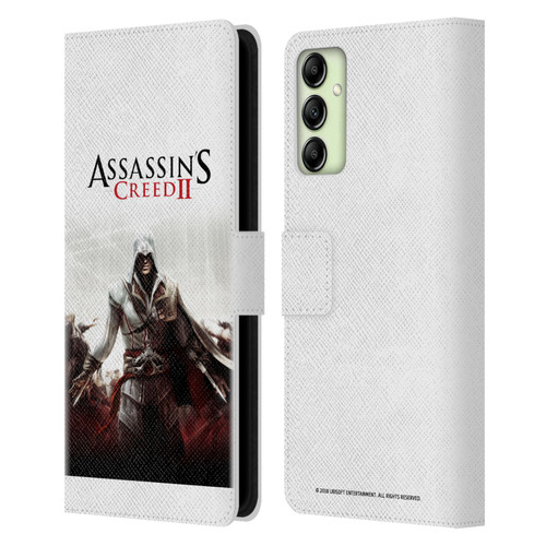 Assassin's Creed II Key Art Ezio 2 Leather Book Wallet Case Cover For Samsung Galaxy A14 5G
