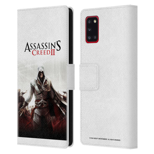 Assassin's Creed II Key Art Ezio 2 Leather Book Wallet Case Cover For Samsung Galaxy A31 (2020)