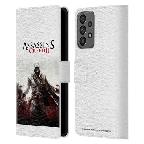 Assassin's Creed II Key Art Ezio 2 Leather Book Wallet Case Cover For Samsung Galaxy A73 5G (2022)