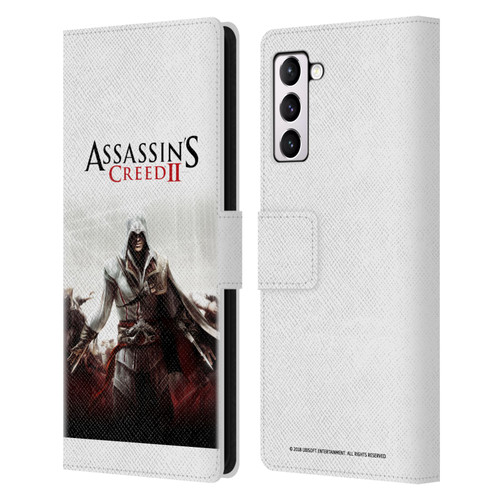 Assassin's Creed II Key Art Ezio 2 Leather Book Wallet Case Cover For Samsung Galaxy S21+ 5G