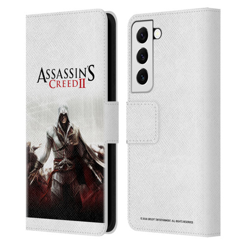 Assassin's Creed II Key Art Ezio 2 Leather Book Wallet Case Cover For Samsung Galaxy S22 5G