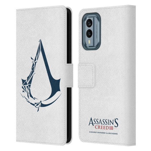 Assassin's Creed III Logos Geometric Leather Book Wallet Case Cover For Nokia X30