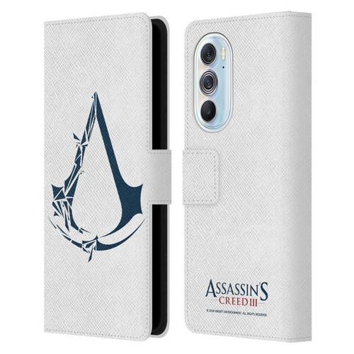 Assassin's Creed III Logos Geometric Leather Book Wallet Case Cover For Motorola Edge X30