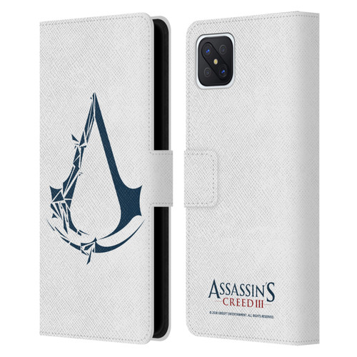 Assassin's Creed III Logos Geometric Leather Book Wallet Case Cover For OPPO Reno4 Z 5G