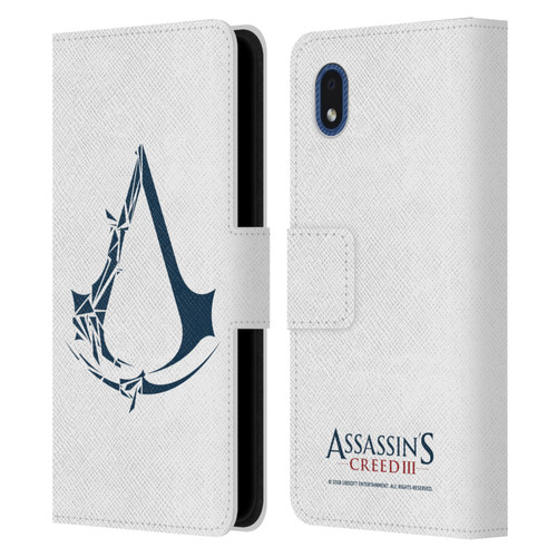 Assassin's Creed III Logos Geometric Leather Book Wallet Case Cover For Samsung Galaxy A01 Core (2020)
