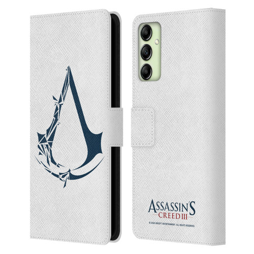 Assassin's Creed III Logos Geometric Leather Book Wallet Case Cover For Samsung Galaxy A14 5G