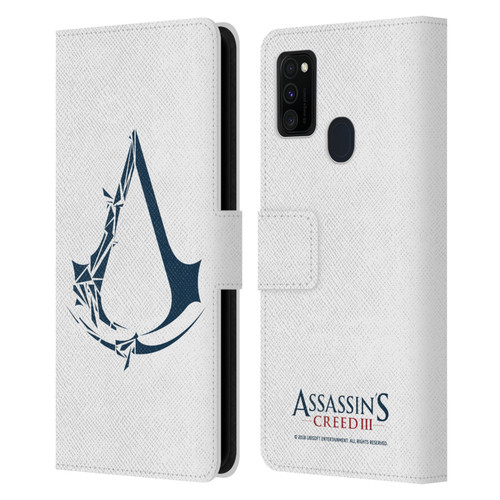 Assassin's Creed III Logos Geometric Leather Book Wallet Case Cover For Samsung Galaxy M30s (2019)/M21 (2020)