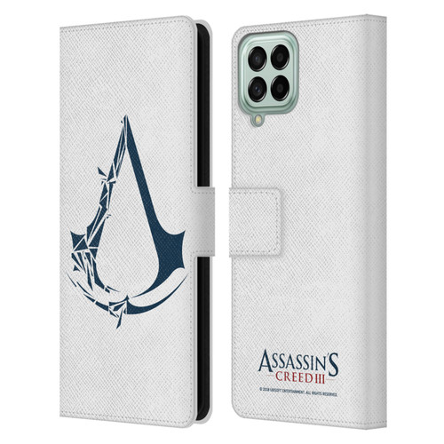 Assassin's Creed III Logos Geometric Leather Book Wallet Case Cover For Samsung Galaxy M53 (2022)