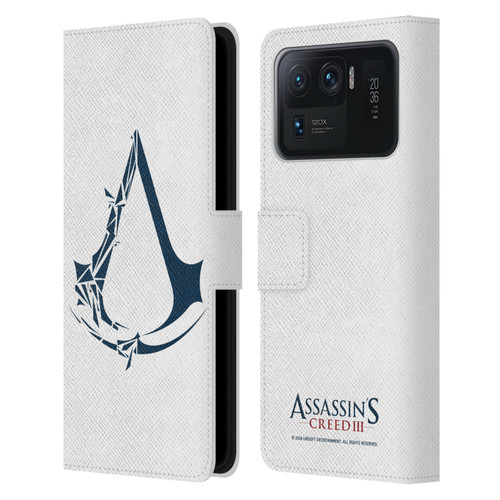 Assassin's Creed III Logos Geometric Leather Book Wallet Case Cover For Xiaomi Mi 11 Ultra