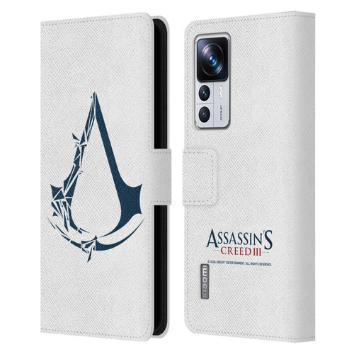 Assassin's Creed III Logos Geometric Leather Book Wallet Case Cover For Xiaomi 12T Pro