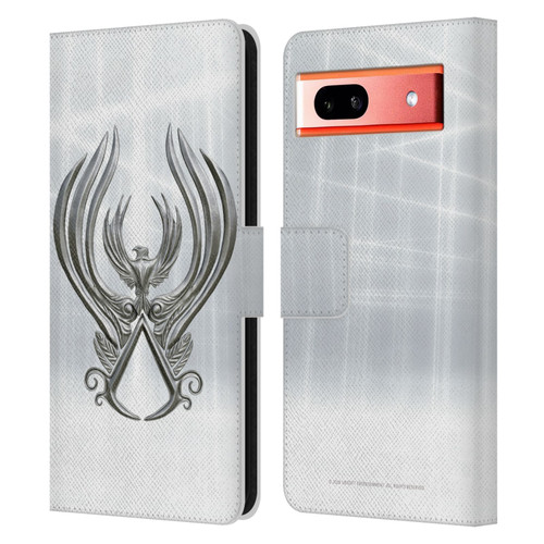 Assassin's Creed Brotherhood Logo Main Leather Book Wallet Case Cover For Google Pixel 7a