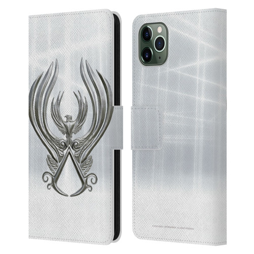 Assassin's Creed Brotherhood Logo Main Leather Book Wallet Case Cover For Apple iPhone 11 Pro Max
