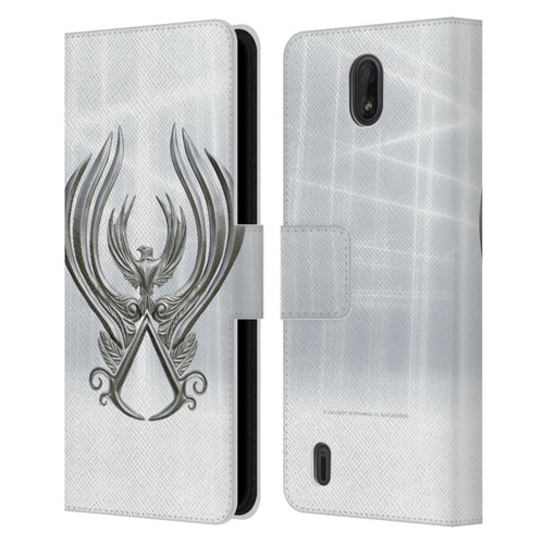Assassin's Creed Brotherhood Logo Main Leather Book Wallet Case Cover For Nokia C01 Plus/C1 2nd Edition