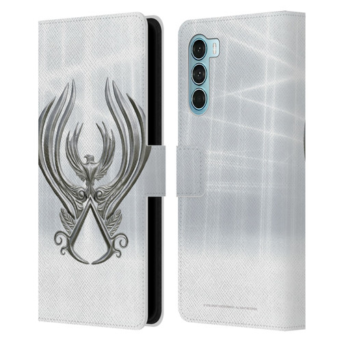 Assassin's Creed Brotherhood Logo Main Leather Book Wallet Case Cover For Motorola Edge S30 / Moto G200 5G