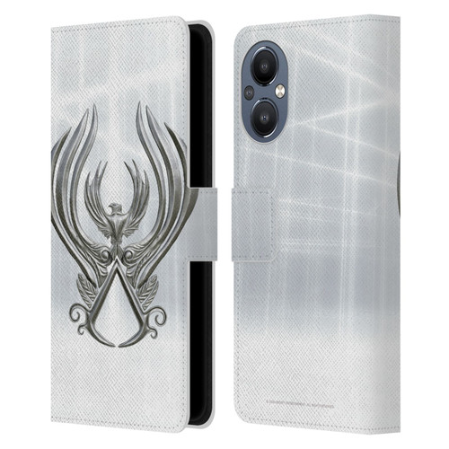 Assassin's Creed Brotherhood Logo Main Leather Book Wallet Case Cover For OnePlus Nord N20 5G