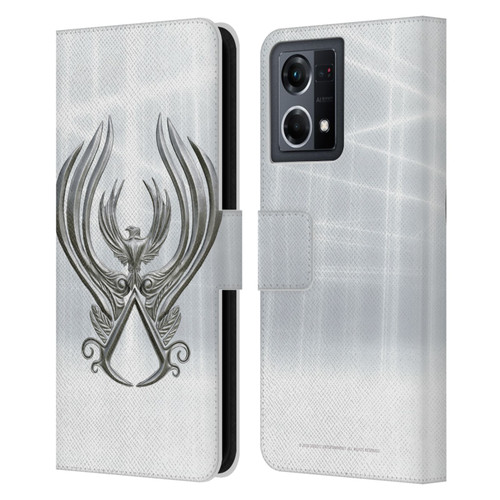 Assassin's Creed Brotherhood Logo Main Leather Book Wallet Case Cover For OPPO Reno8 4G