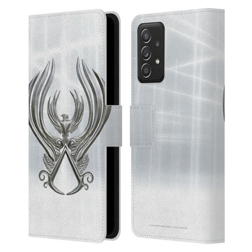 Assassin's Creed Brotherhood Logo Main Leather Book Wallet Case Cover For Samsung Galaxy A52 / A52s / 5G (2021)