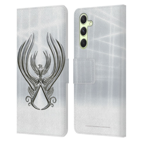 Assassin's Creed Brotherhood Logo Main Leather Book Wallet Case Cover For Samsung Galaxy A54 5G