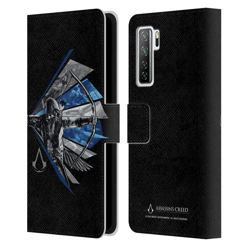 Assassin's Creed Legacy Character Artwork Bow Leather Book Wallet Case Cover For Huawei Nova 7 SE/P40 Lite 5G
