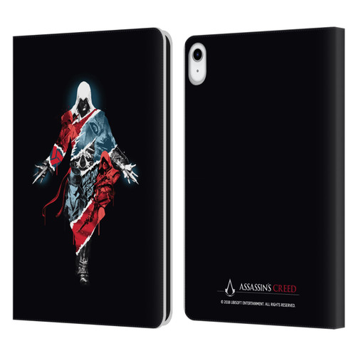 Assassin's Creed Legacy Character Artwork Double Exposure Leather Book Wallet Case Cover For Apple iPad 10.9 (2022)