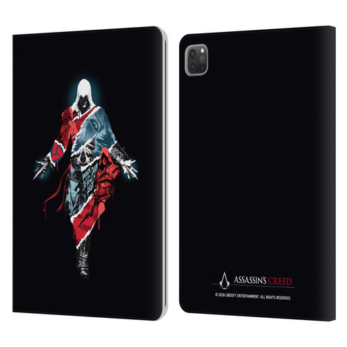 Assassin's Creed Legacy Character Artwork Double Exposure Leather Book Wallet Case Cover For Apple iPad Pro 11 2020 / 2021 / 2022