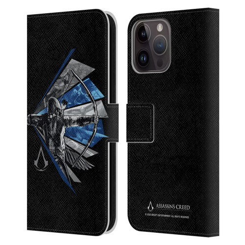 Assassin's Creed Legacy Character Artwork Bow Leather Book Wallet Case Cover For Apple iPhone 15 Pro Max