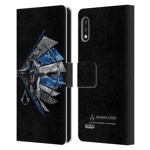 Assassin's Creed Legacy Character Artwork Bow Leather Book Wallet Case Cover For LG K22