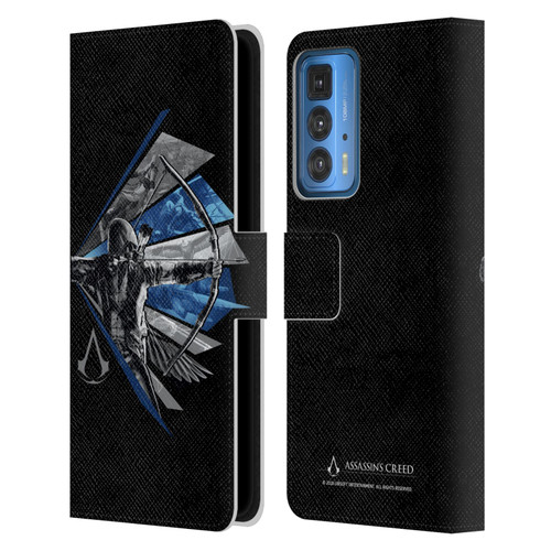 Assassin's Creed Legacy Character Artwork Bow Leather Book Wallet Case Cover For Motorola Edge 20 Pro