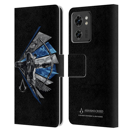Assassin's Creed Legacy Character Artwork Bow Leather Book Wallet Case Cover For Motorola Moto Edge 40