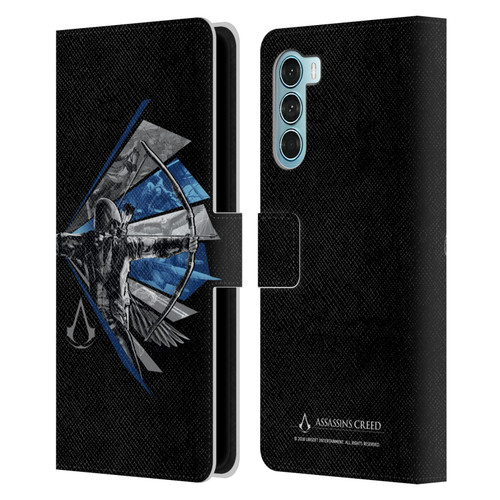 Assassin's Creed Legacy Character Artwork Bow Leather Book Wallet Case Cover For Motorola Edge S30 / Moto G200 5G