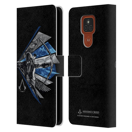 Assassin's Creed Legacy Character Artwork Bow Leather Book Wallet Case Cover For Motorola Moto E7 Plus