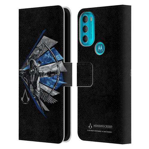 Assassin's Creed Legacy Character Artwork Bow Leather Book Wallet Case Cover For Motorola Moto G71 5G