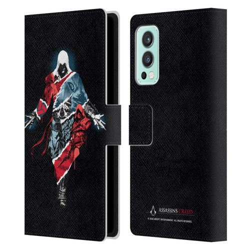 Assassin's Creed Legacy Character Artwork Double Exposure Leather Book Wallet Case Cover For OnePlus Nord 2 5G