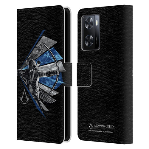 Assassin's Creed Legacy Character Artwork Bow Leather Book Wallet Case Cover For OPPO A57s