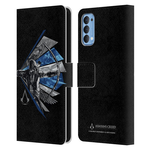 Assassin's Creed Legacy Character Artwork Bow Leather Book Wallet Case Cover For OPPO Reno 4 5G