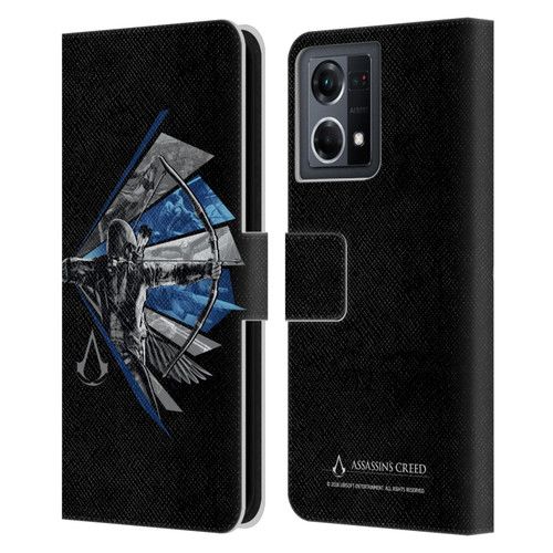 Assassin's Creed Legacy Character Artwork Bow Leather Book Wallet Case Cover For OPPO Reno8 4G