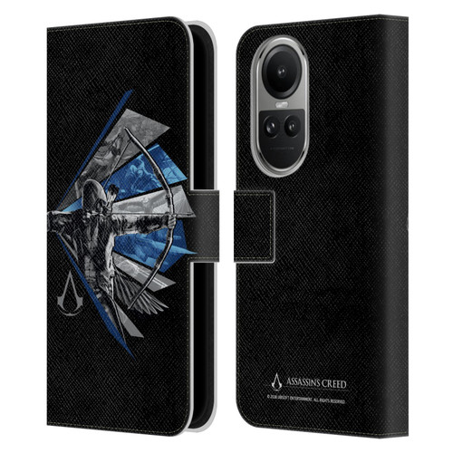 Assassin's Creed Legacy Character Artwork Bow Leather Book Wallet Case Cover For OPPO Reno10 5G / Reno10 Pro 5G