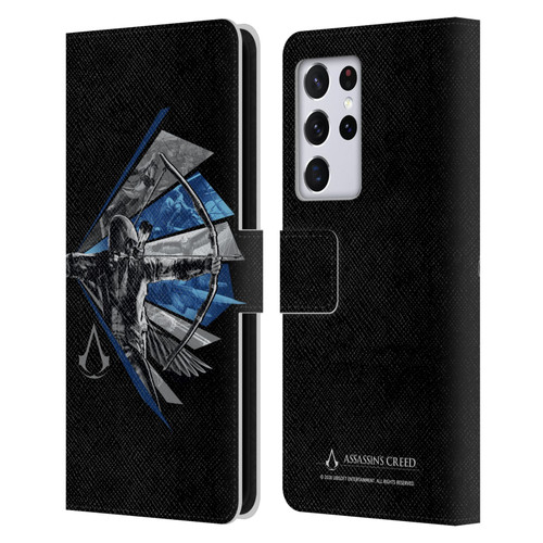 Assassin's Creed Legacy Character Artwork Bow Leather Book Wallet Case Cover For Samsung Galaxy S21 Ultra 5G