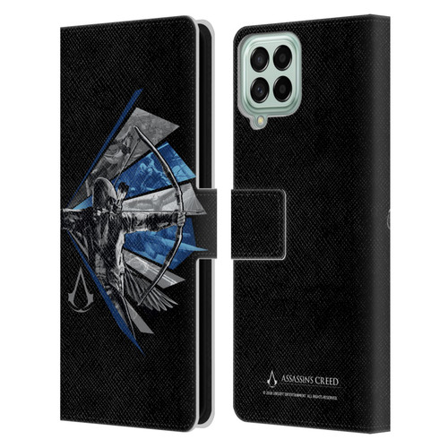 Assassin's Creed Legacy Character Artwork Bow Leather Book Wallet Case Cover For Samsung Galaxy M33 (2022)