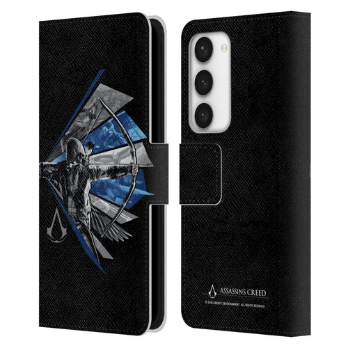 Assassin's Creed Legacy Character Artwork Bow Leather Book Wallet Case Cover For Samsung Galaxy S23 5G
