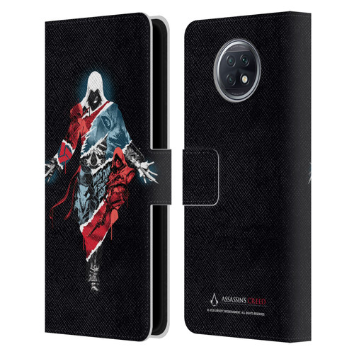 Assassin's Creed Legacy Character Artwork Double Exposure Leather Book Wallet Case Cover For Xiaomi Redmi Note 9T 5G
