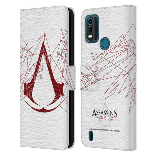 Assassin's Creed Logo Geometric Leather Book Wallet Case Cover For Nokia G11 Plus