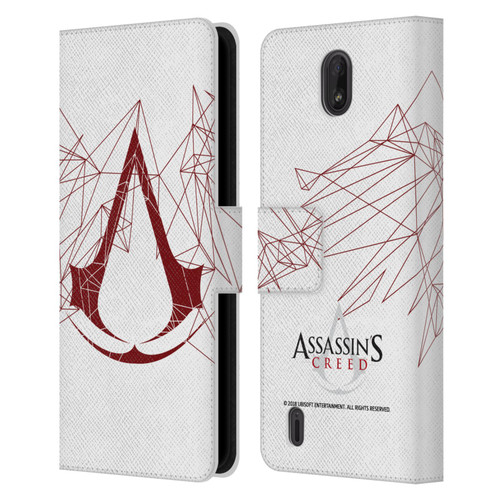 Assassin's Creed Logo Geometric Leather Book Wallet Case Cover For Nokia C01 Plus/C1 2nd Edition